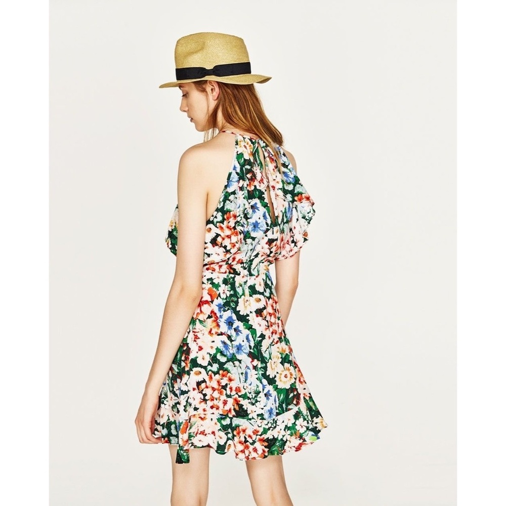 NWOT Zara floral Mini Dress
